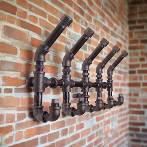 Industrial Iron Coat Rack
Make your home an industrial haven with this unique handmade Industrial Iron Coat Rack. Boasting utility and a sturdy industrial iron construction, take on the challenge of revamping your storage and organisation&nbsp;in bold fashion.