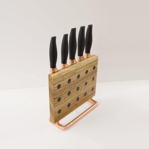 QuirkHub 'Zeb' Magnetic Knife Stand Kitchen Storage QuirkHub