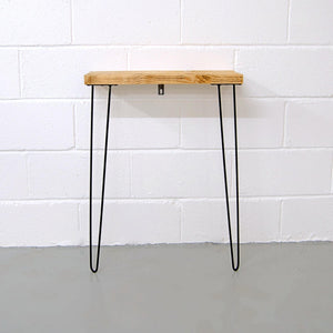 Narrow Console Table With Hairpin Legs Furniture QuirkHub